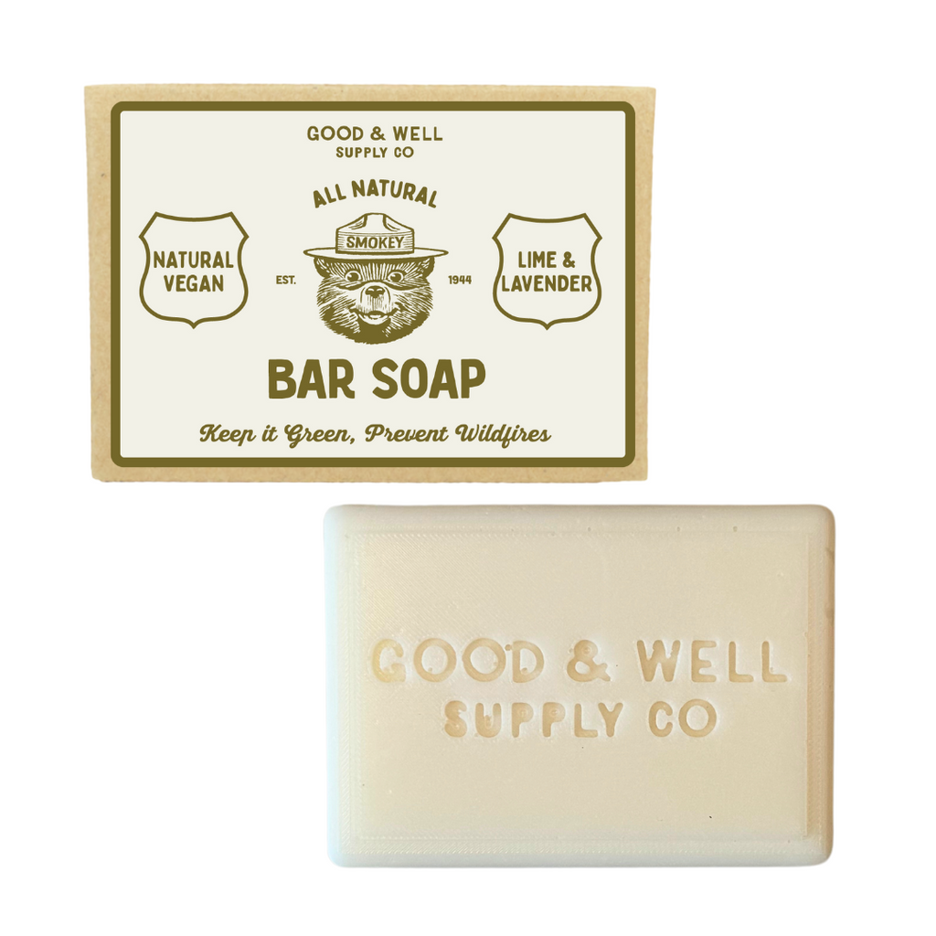 Lime &amp; Lavender Smokey Bear Bar Soap