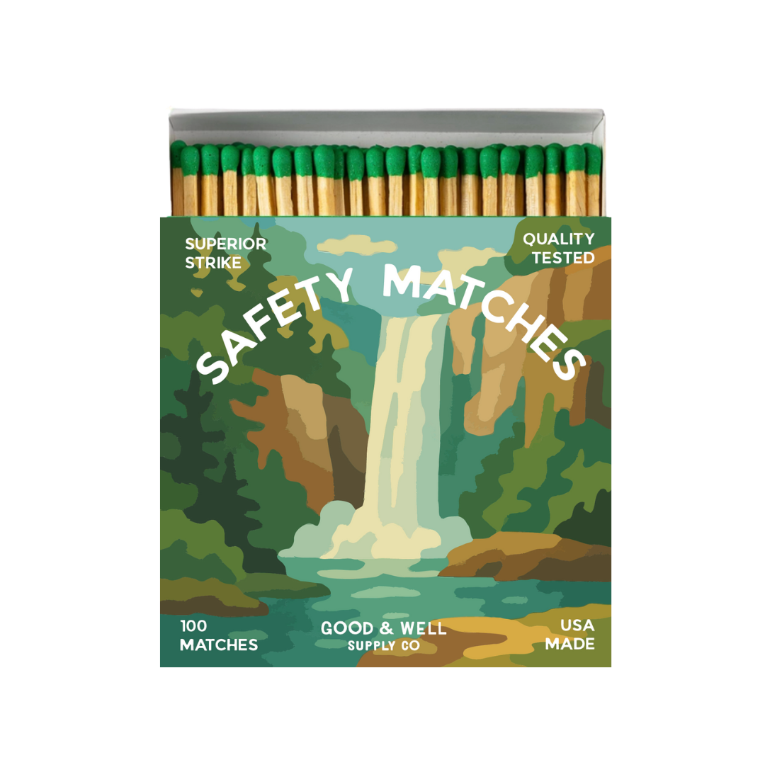 Waterfall &amp; Moose Square Matchbox