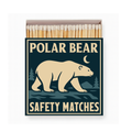 Polar Bear Square Matchbox