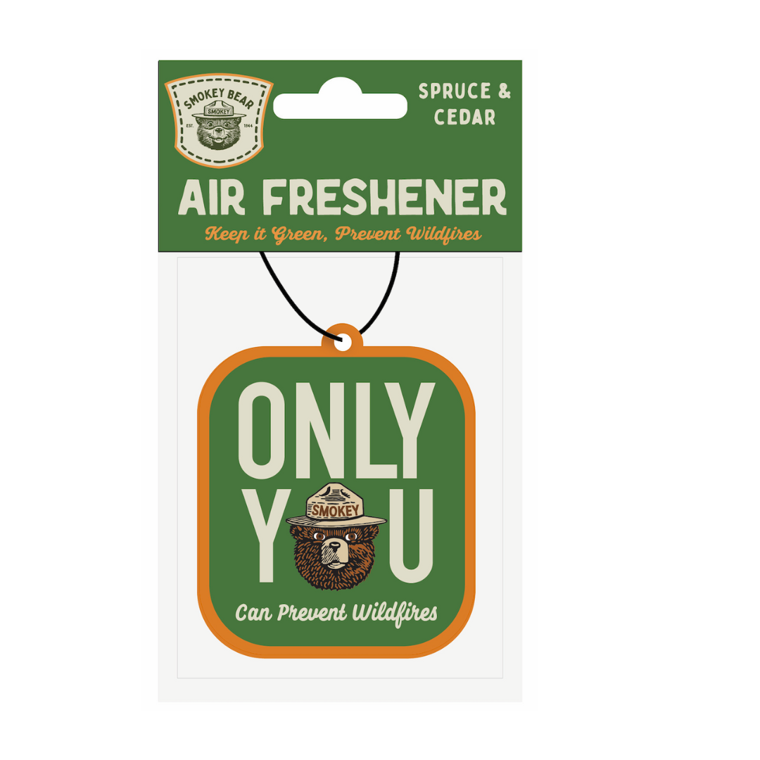 Smokey Bear Air Freshener - Spruce &amp; Cedar