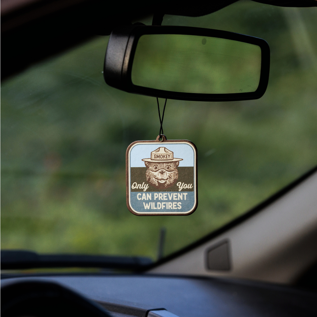 Smokey Bear Air Freshener - Evergreen &amp; Cypress