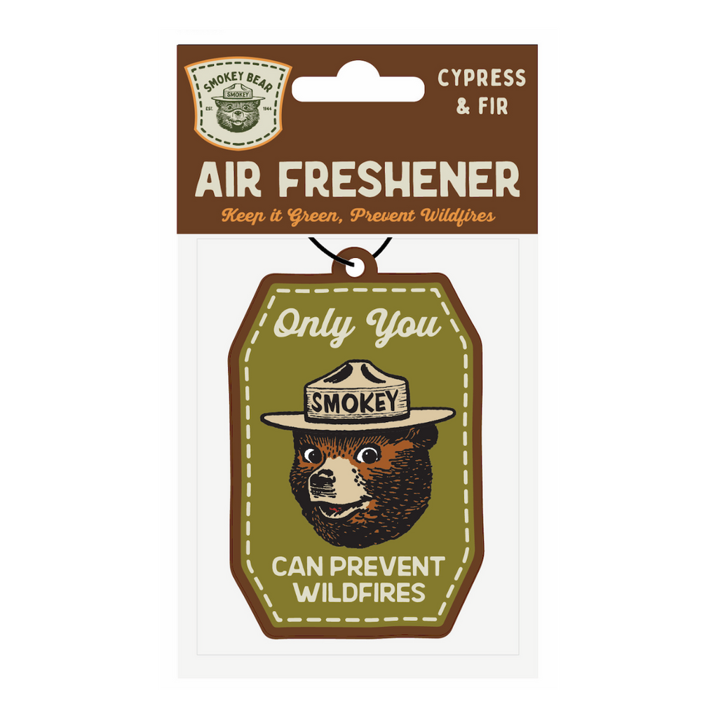 Smokey Bear Air Freshener - Cypress &amp; Fir