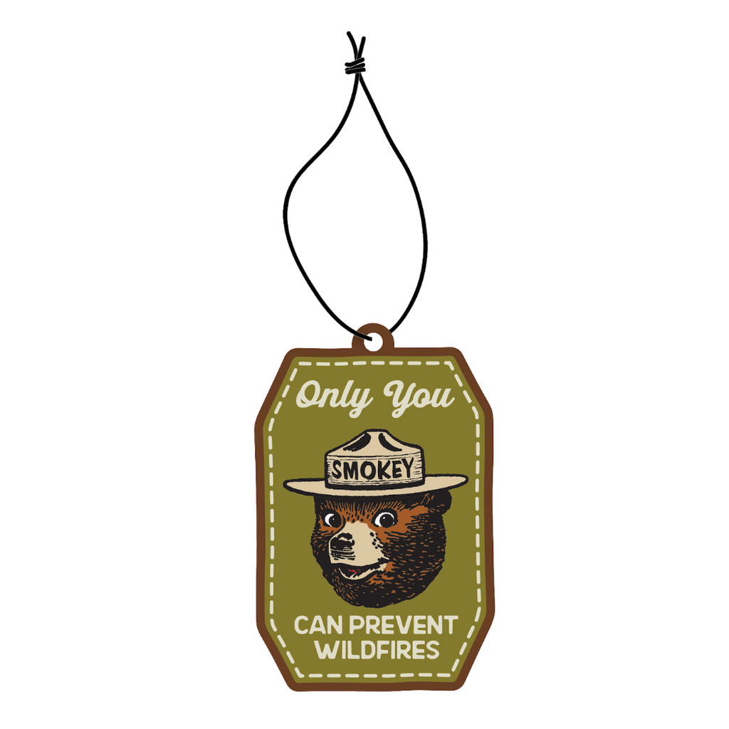 Smokey Bear Air Freshener - Cypress &amp; Fir