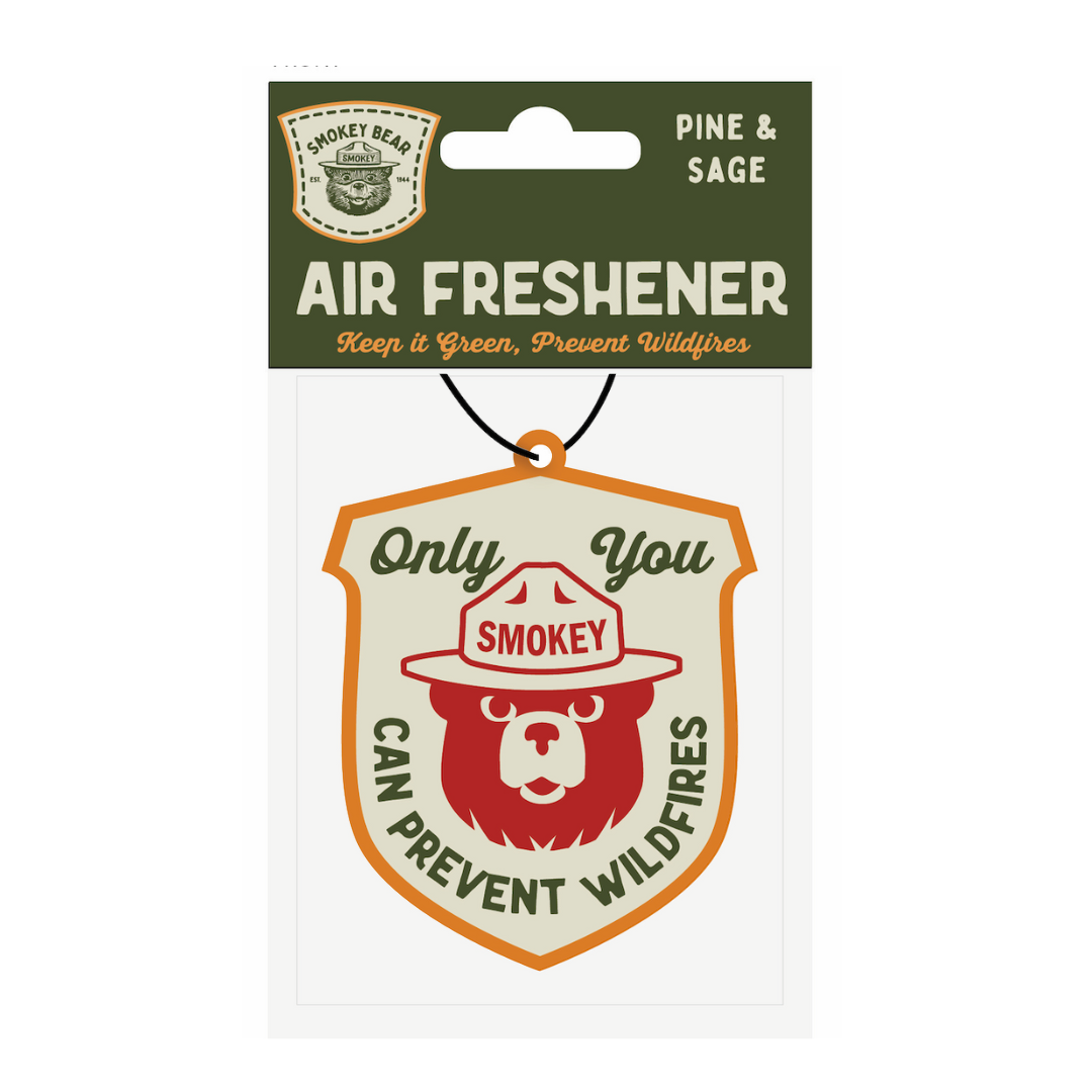 Smokey Bear Air Freshener - Pine &amp; Sage