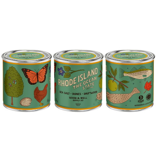 Rhode Island State Candle