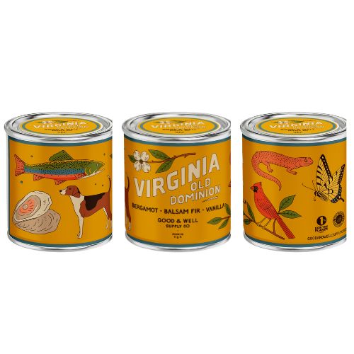 Virginia State Candle